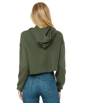 The Cover up (Crop top) Military Green